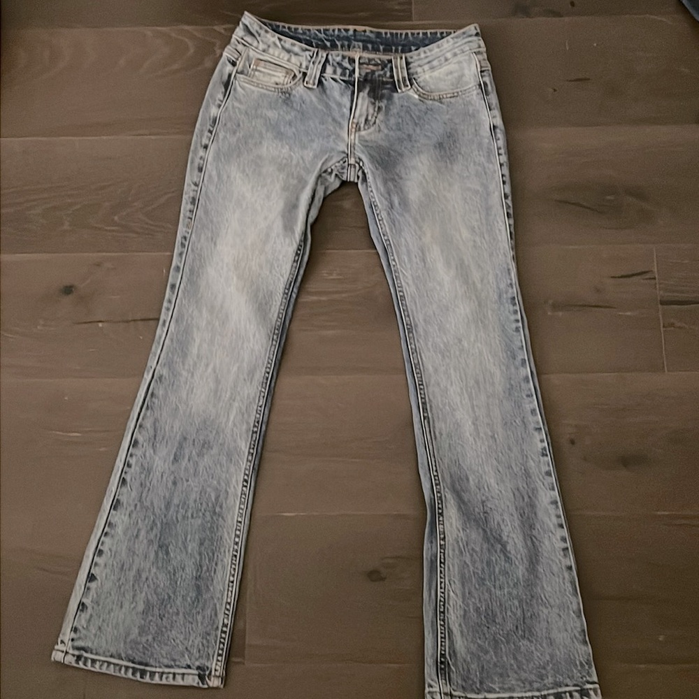 Brandy Melville light wash bootcut jeans